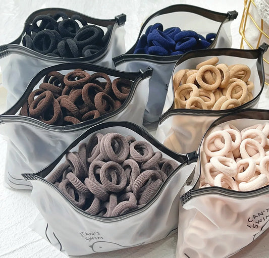 20/50pcs Kids Elastic Hair Bands Girls Sweets Scrunchie Rubber Band for Children Hair Ties Clips Headband Baby Hair Accessories