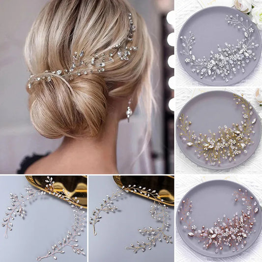 Crystal Wedding Hair Combs Miraculous Women Headbands Accessories Flower Bridal Headpiece Clip Bride Jewelry Gift